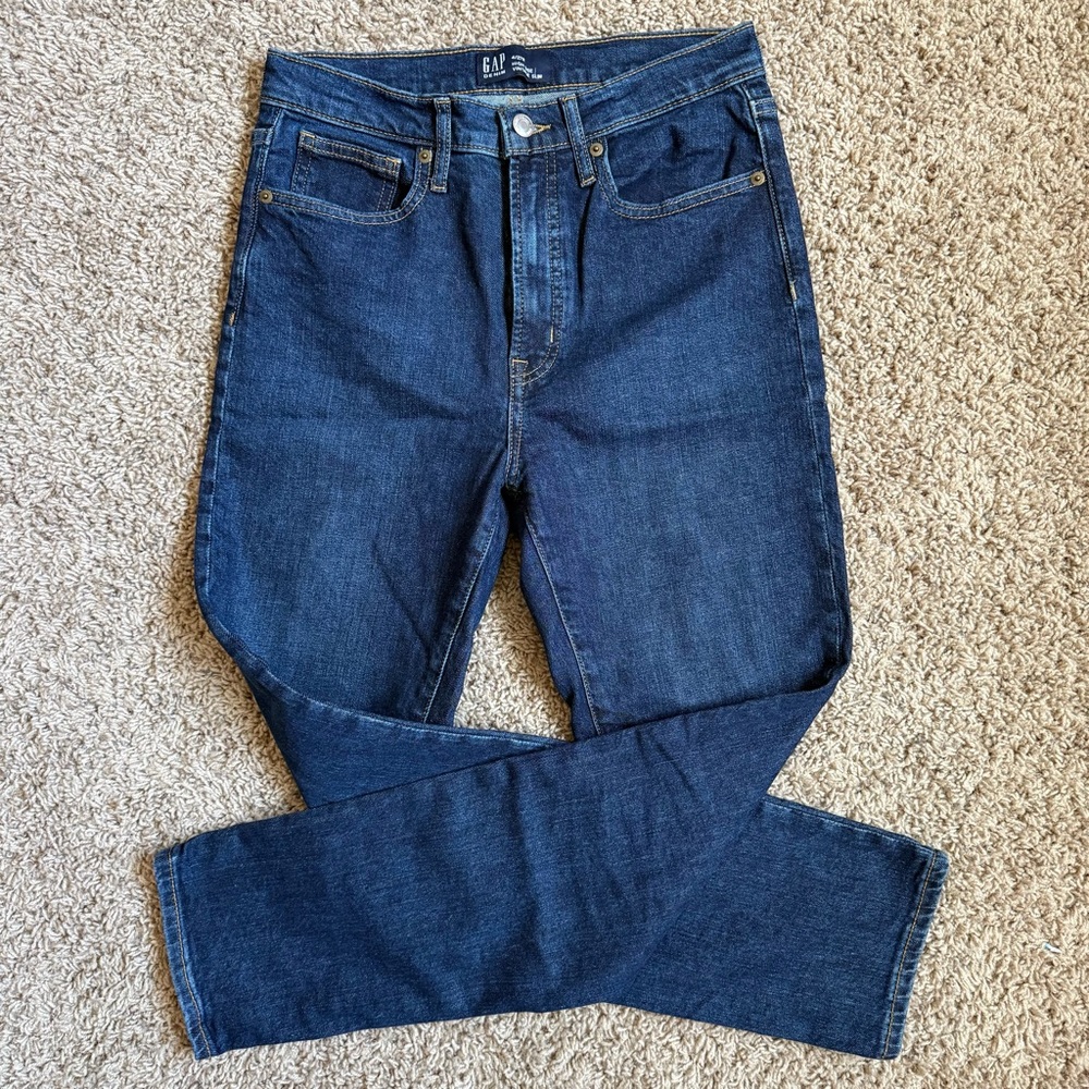 Gap high rise vintage slim jeans